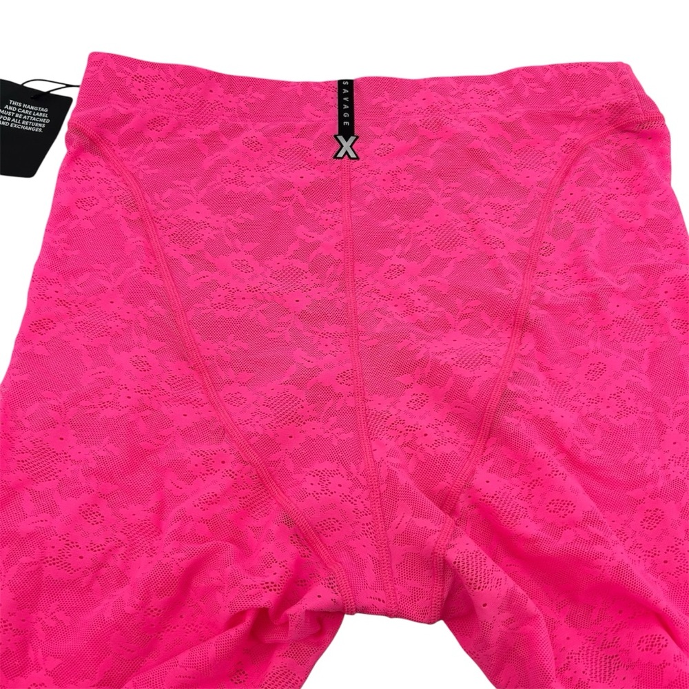 NWT Savage x Fenty Lace Race High-Waist Legging in Pink Palace Size 2X NEW - Picture 12 of 14